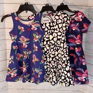 Girls Cotton Pullover Printed Dresses Size 4/5